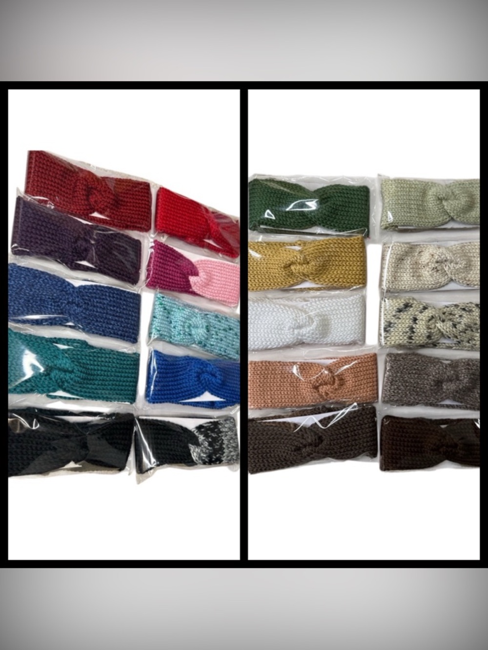 Bundle 2 Handmade Knitted headbands